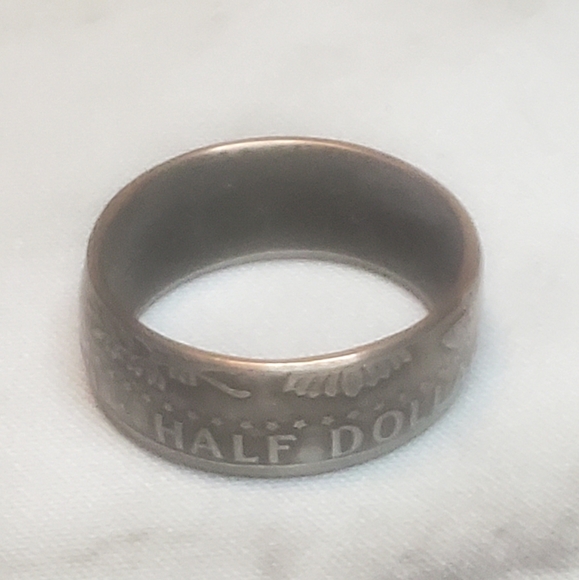 1971 JFK half dollar coin ring sz 10 - Picture 2 of 2